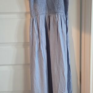 Elegant Blue Maxi Dress